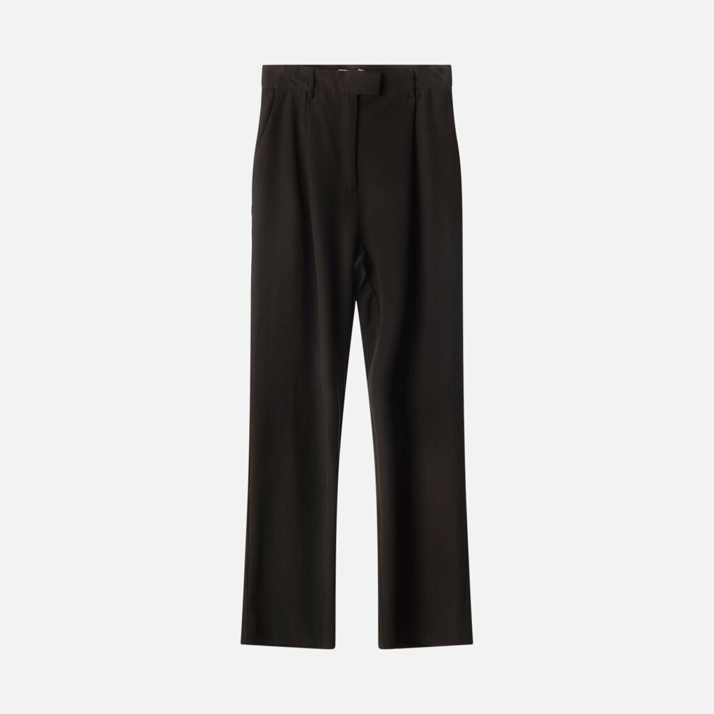 Djerf Avenue Black High Waisted Wide Leg Pant