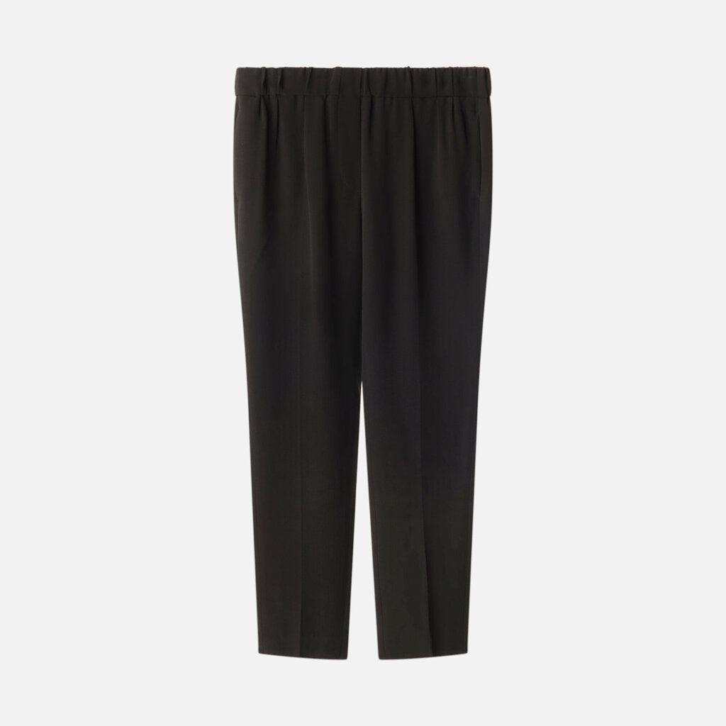 Brunello Cucinelli Black Acetate/Silk Pants