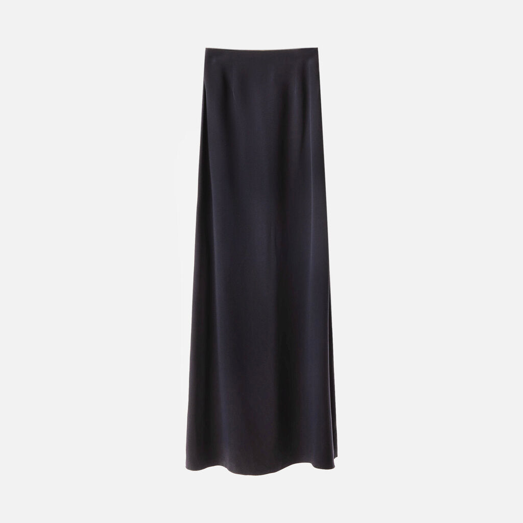 Oscar de la Renta Navy Maxi Skirt