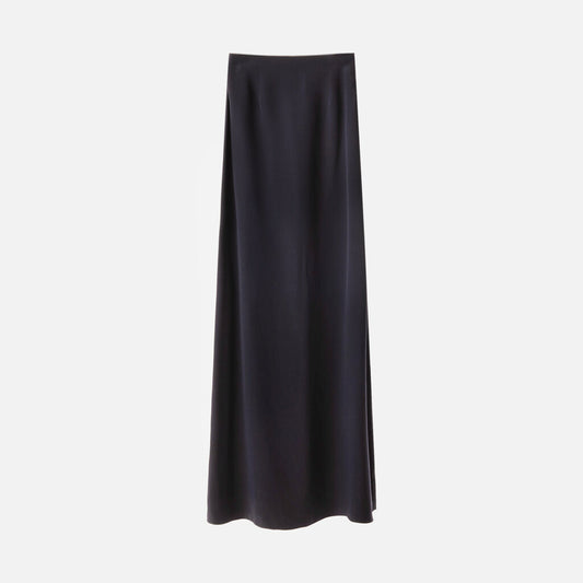 Oscar de la Renta Navy Maxi Skirt