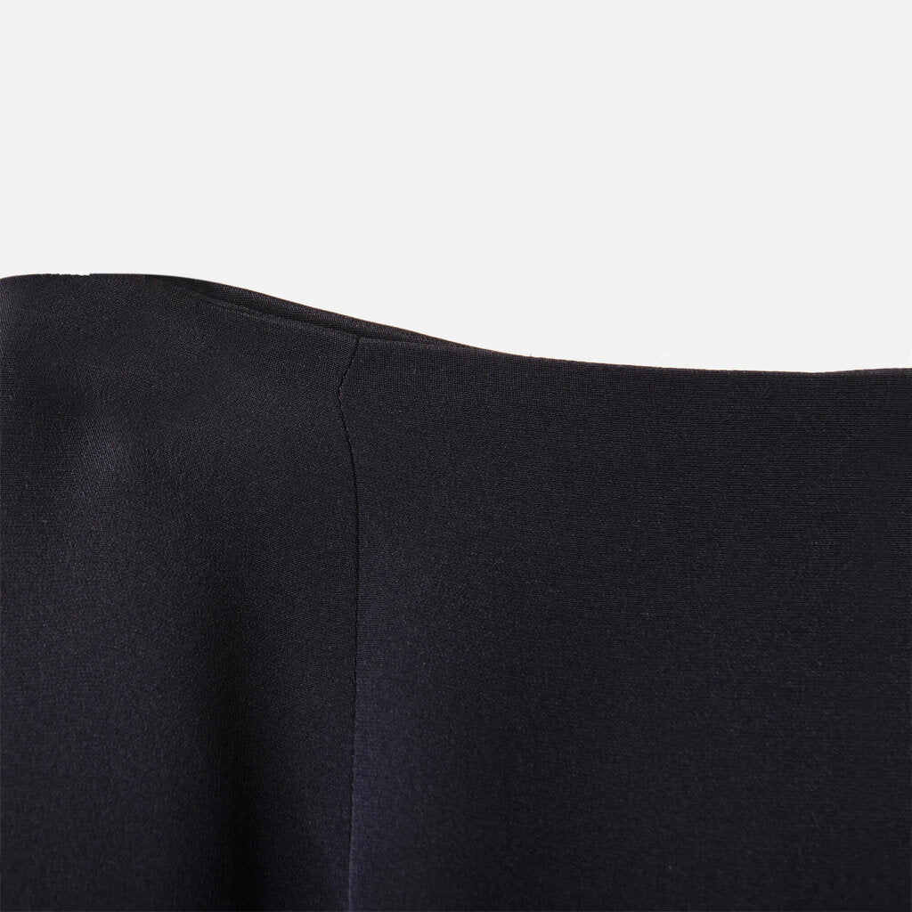 Oscar de la Renta Navy Maxi Skirt