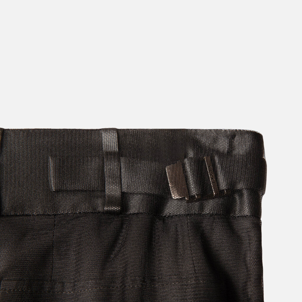 Gucci Black Mesh Maxi Skirt