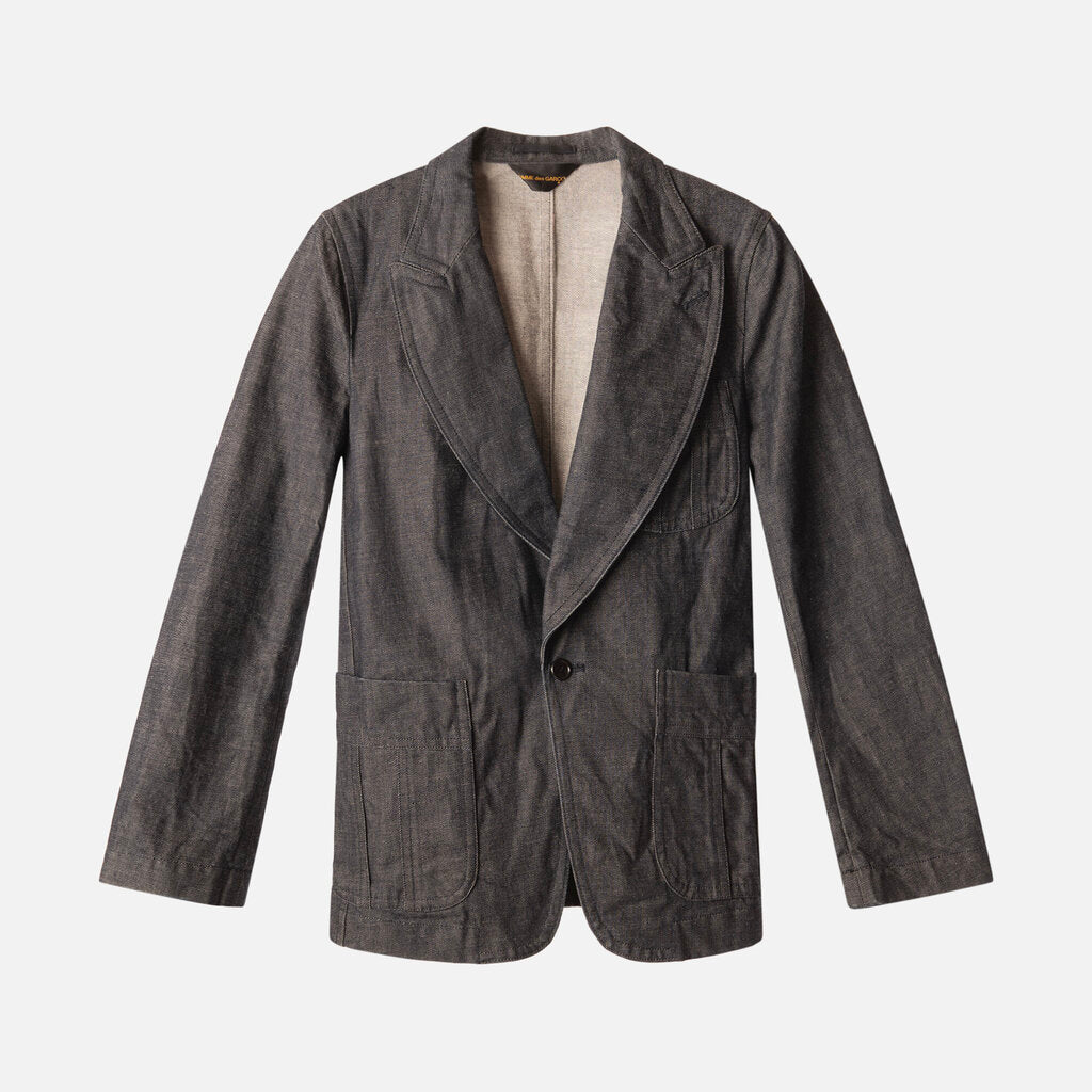 Comme des Garcons Dark Washed Denim Blazer