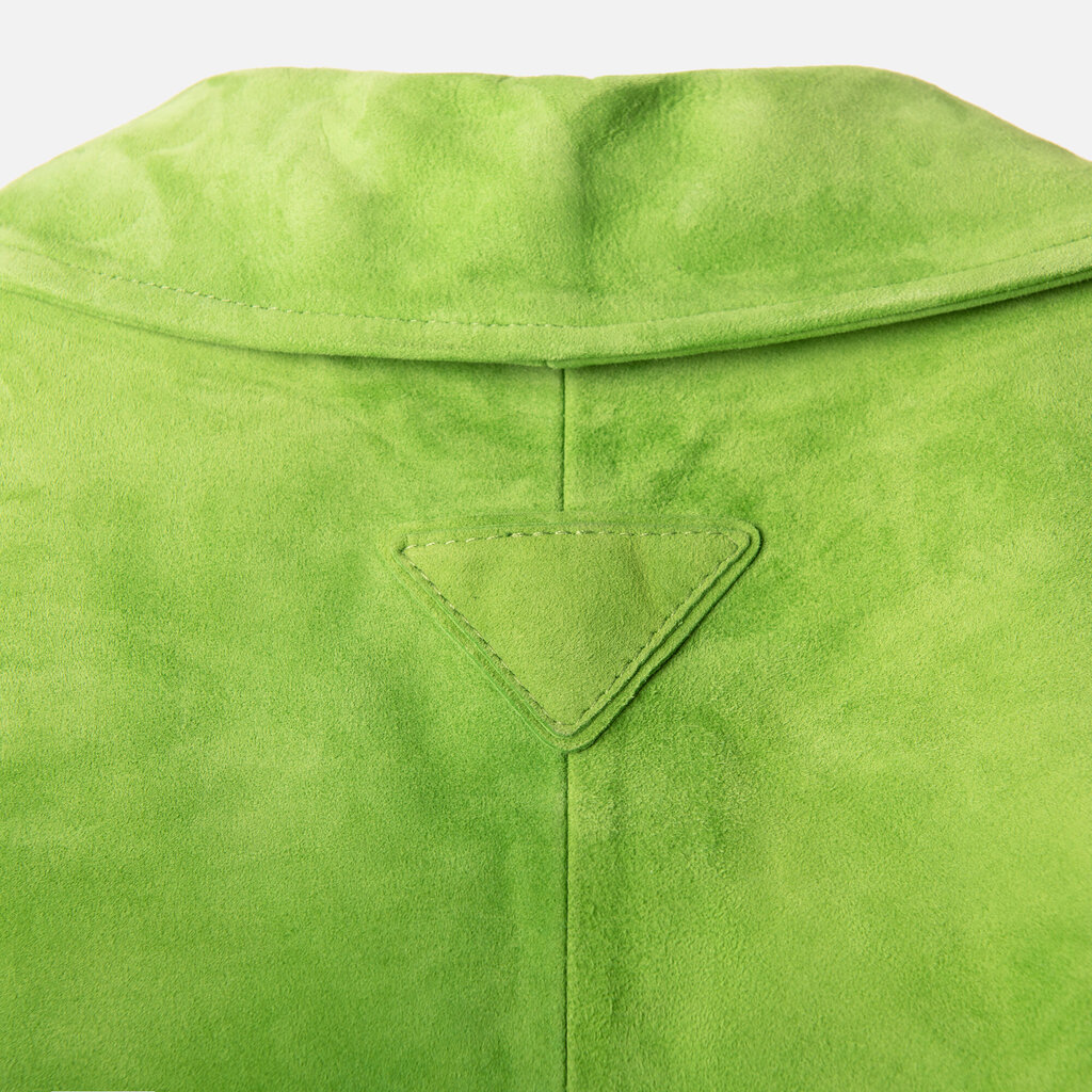 Prada Apple Green Suede Jacket