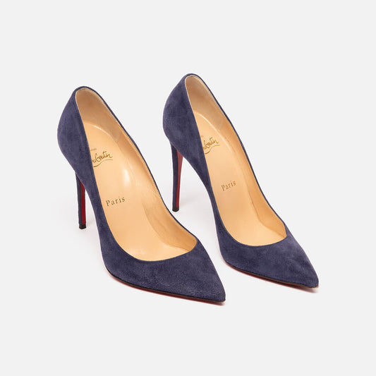 Christian Louboutin Royal Purple Suede Pumps