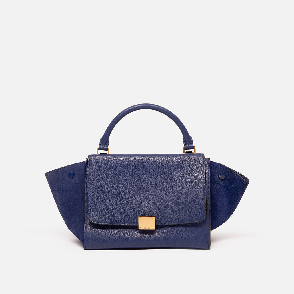 Celine Blue Trapeze Bag