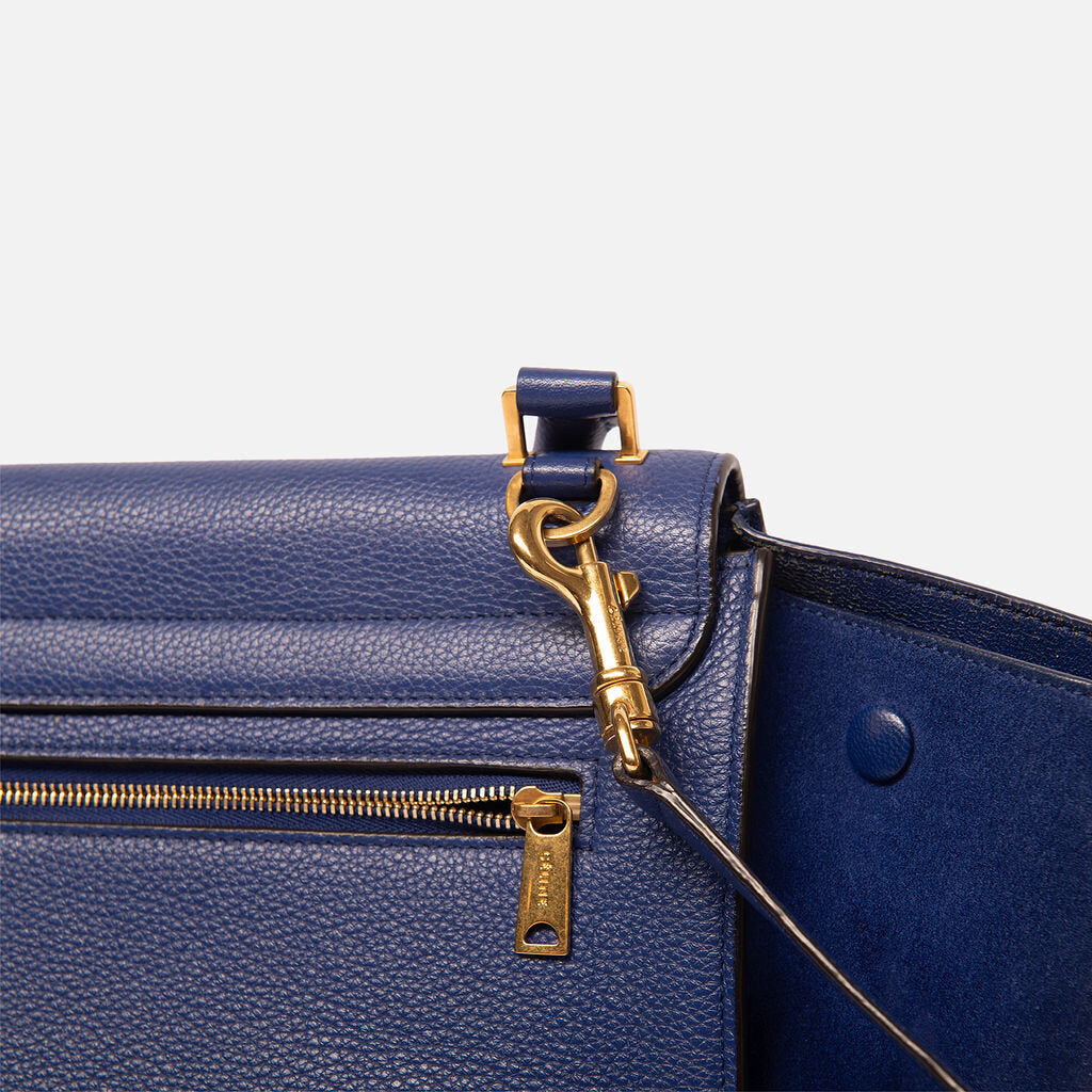 Celine Blue Trapeze Bag