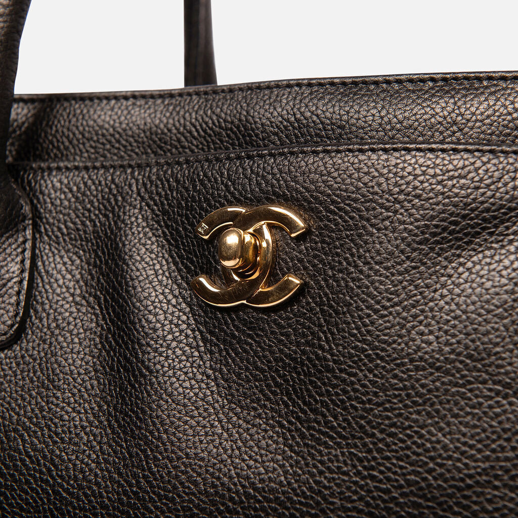 Chanel Black Executive Tote