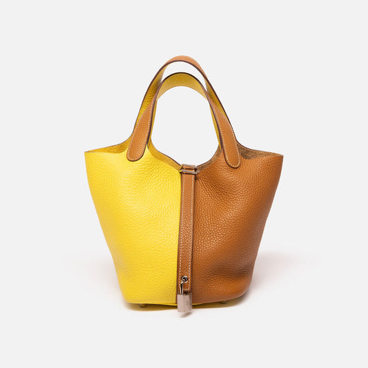 Hermes Bi-Color Sesame & Lime Picotin 18