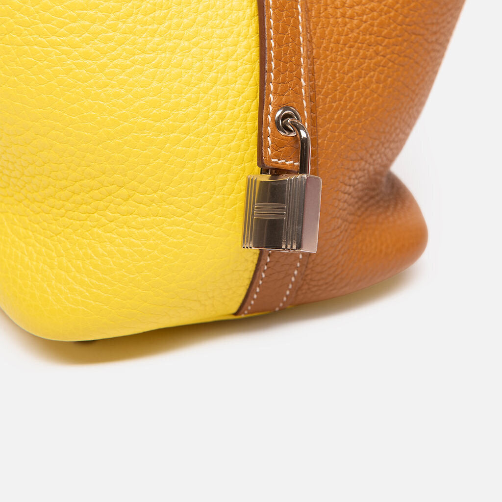 Hermes Bi-Color Sesame & Lime Picotin 18