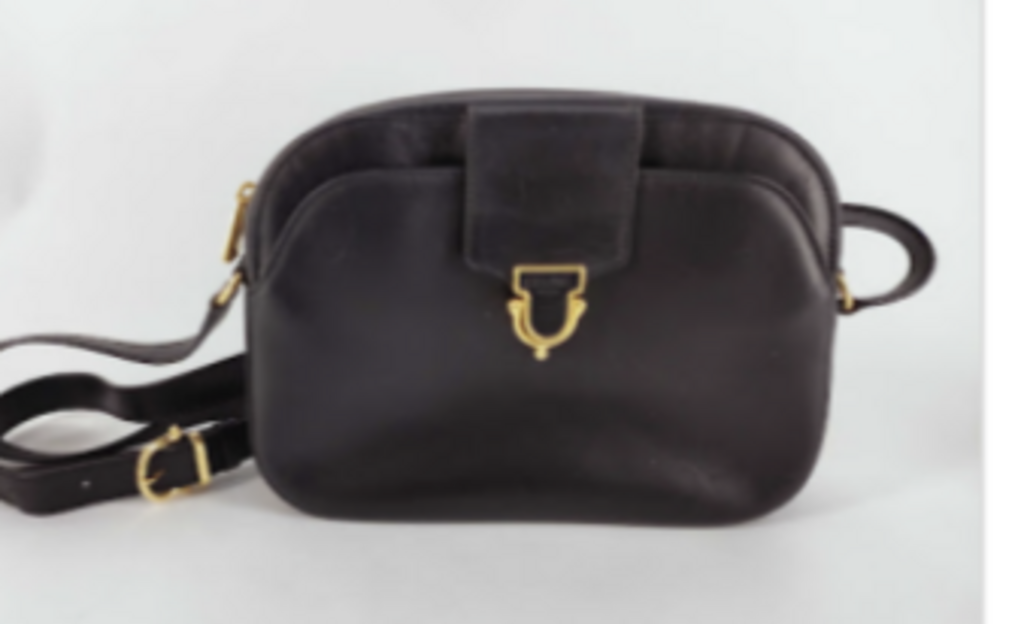 Black Horsebit Camera Bag