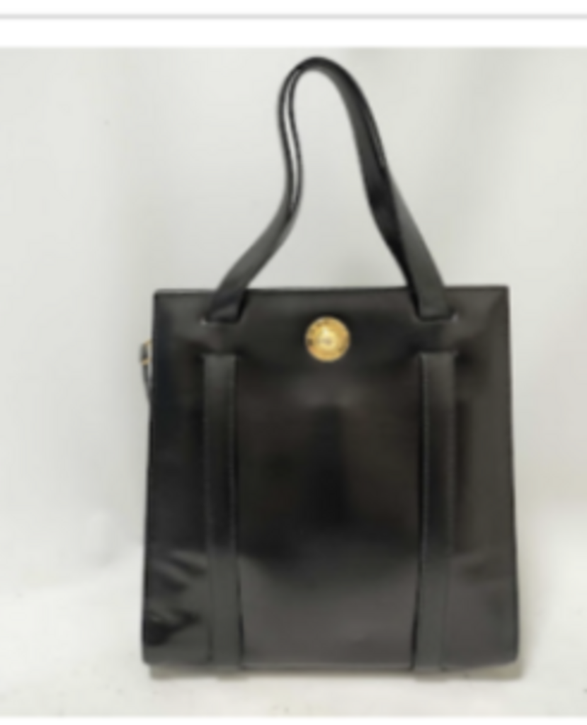 Black Star Ball Leather Tote