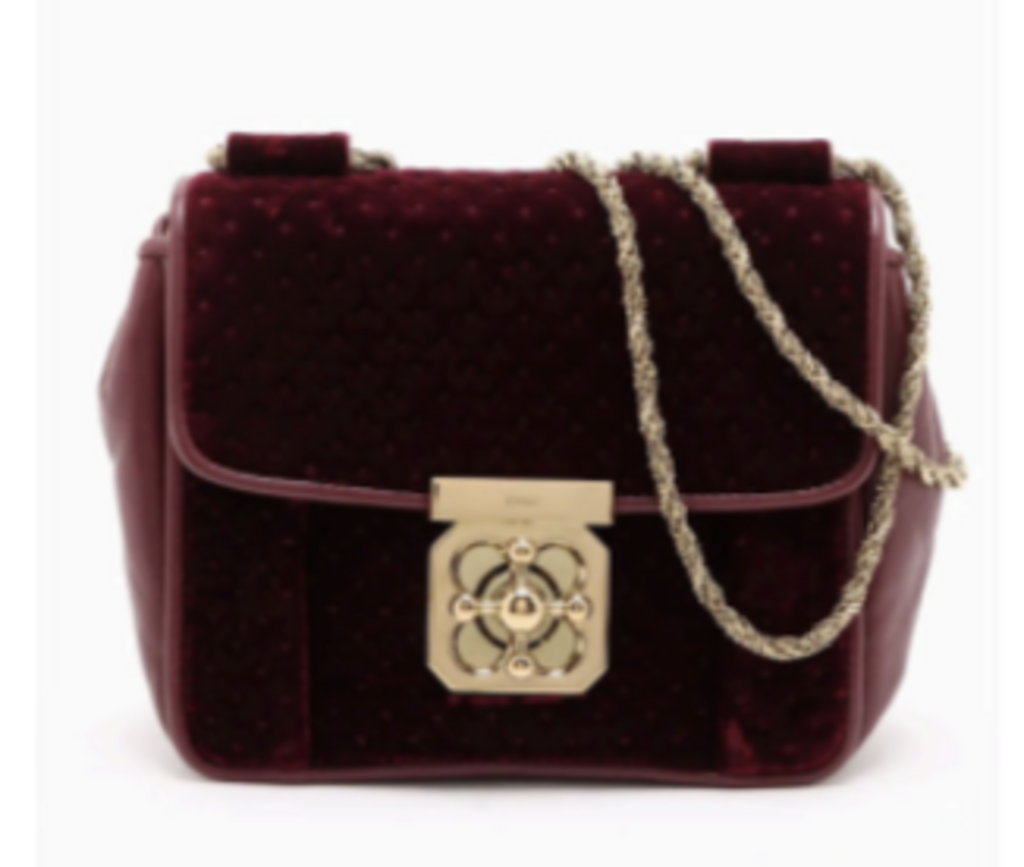 Red Velvet Elsie Chain Bag
