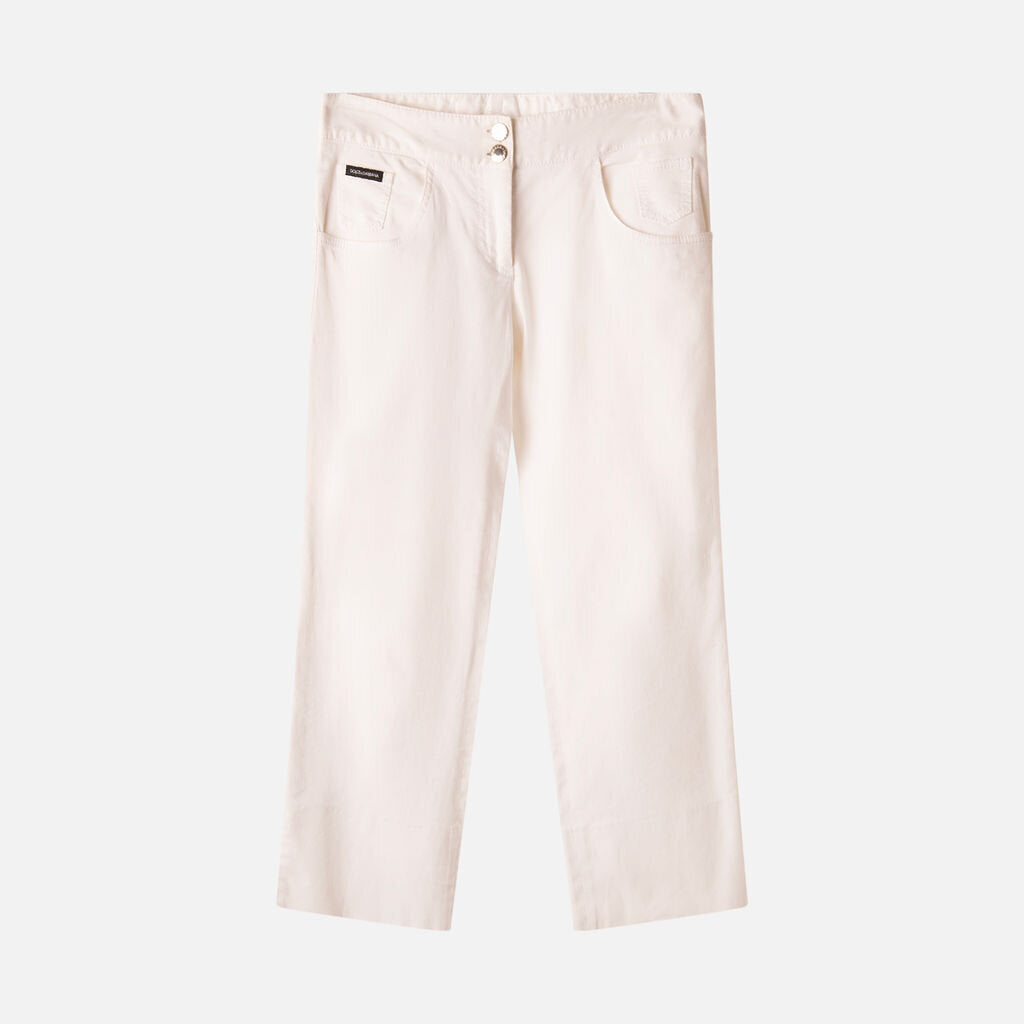 Dolce & Gabbana White Capris