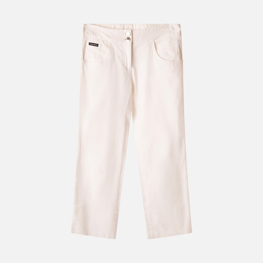 Dolce & Gabbana White Capris