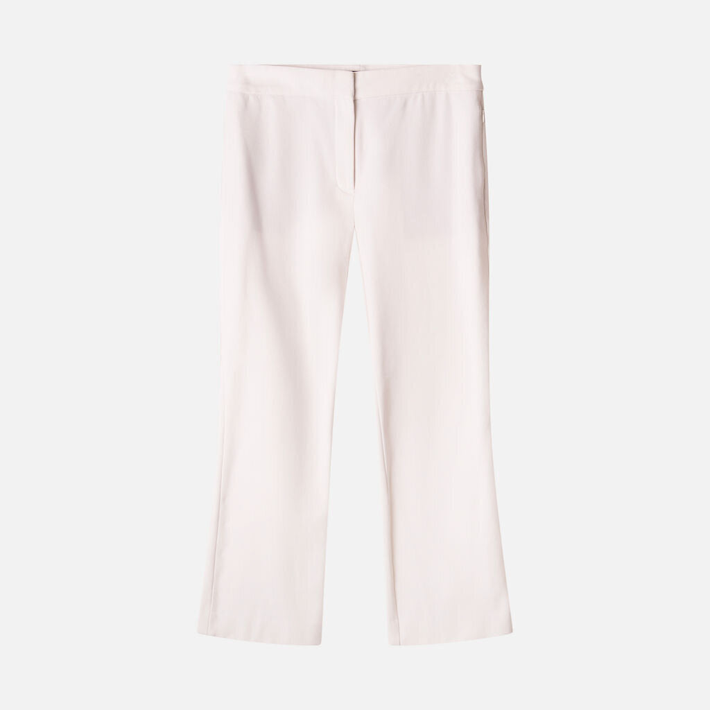 Theory White Cropped Trouser