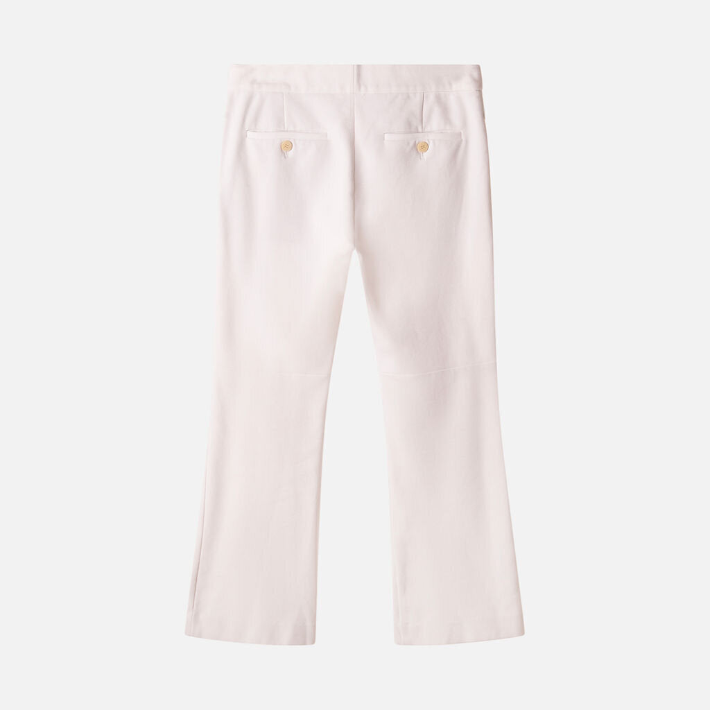 Theory White Cropped Trouser