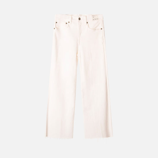 J. Crew White Straight Leg Jean