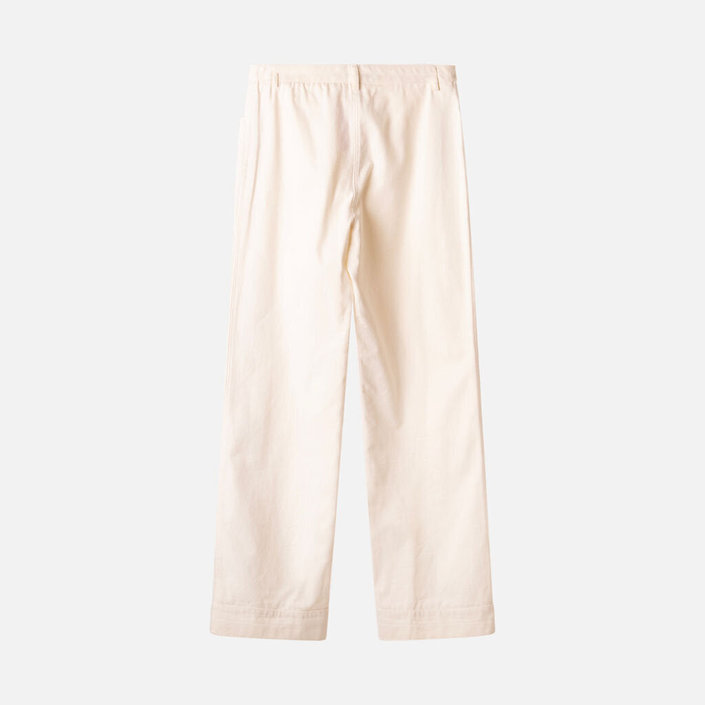 Chanel White Straight Leg Pants