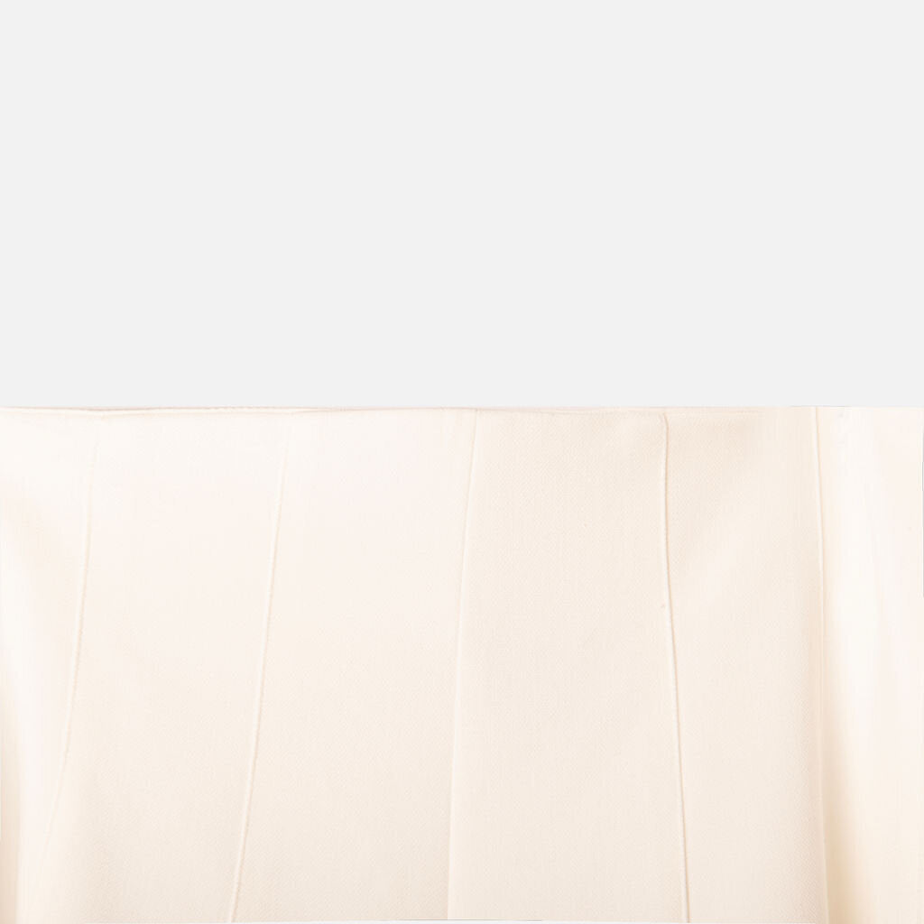 Staud White Poly Wide Leg Pant
