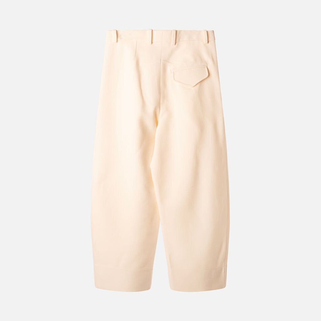Wardrobe NYC Cream Wool Trouser