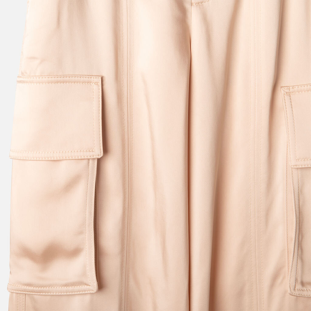ALC Light Pink Satin Cargo Pants