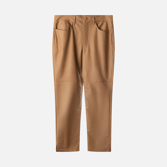 Good American Brown Faux Leather Pants