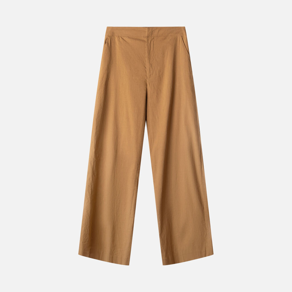 Jenni Kayne Beige Linen/Cotton/Nylon Pant