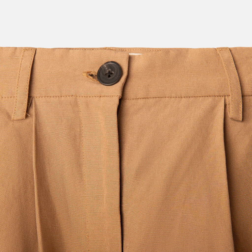 Mara Hoffman Tan Tencel & Linen Pants