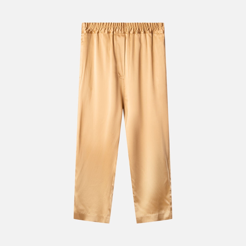 Nili Lotan Beige Silk Pants