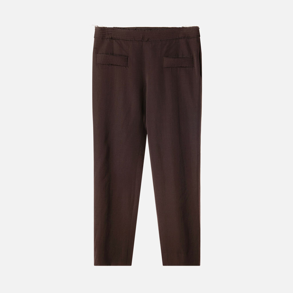 Chanel Chocolate Brown Wool Pants