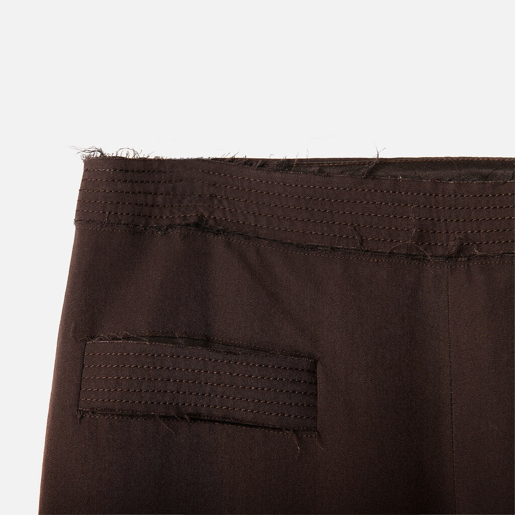 Chanel Chocolate Brown Wool Pants