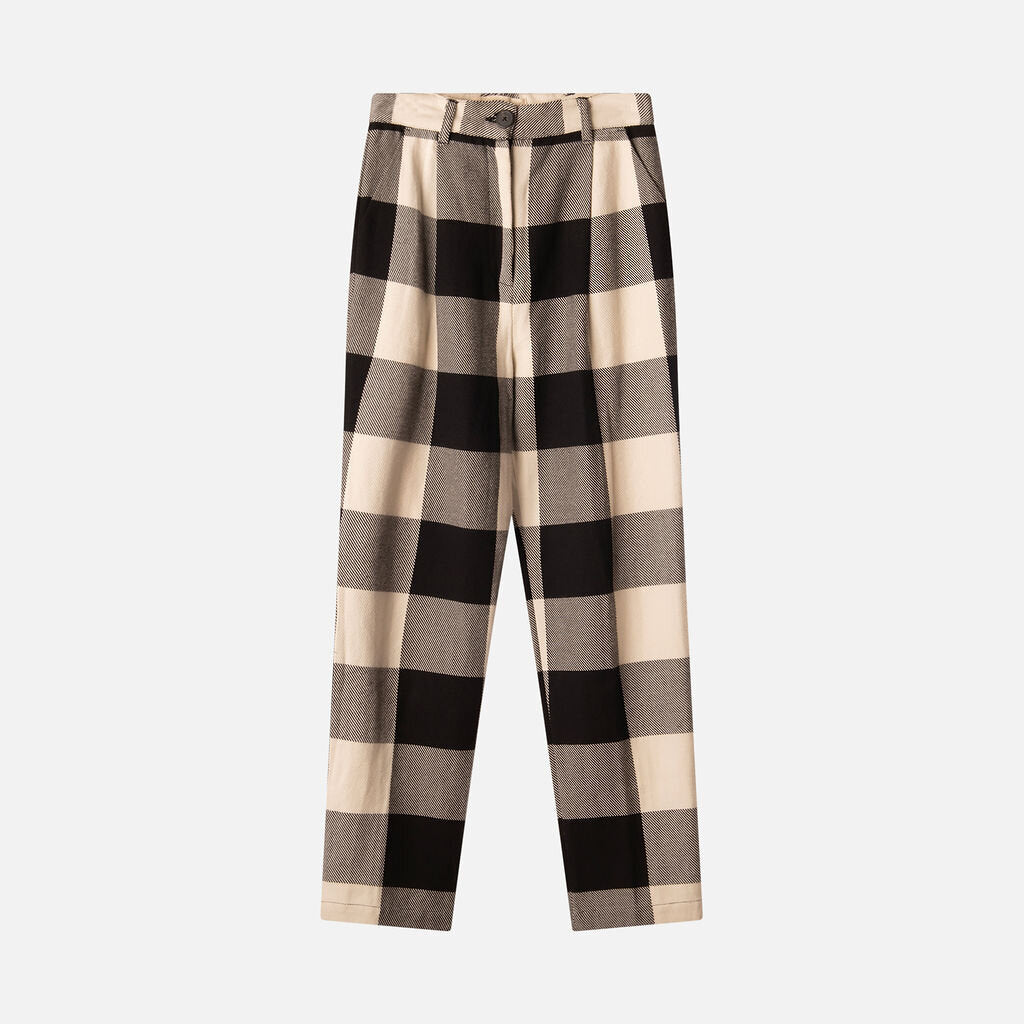 Mara Hoffman B&W Plaid Pants