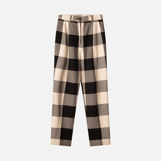 Mara Hoffman B&W Plaid Pants