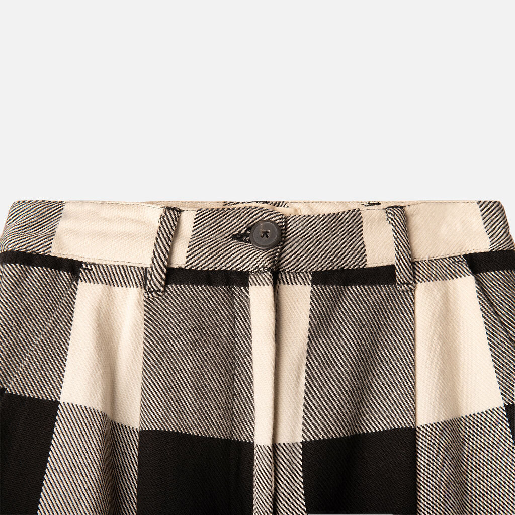 Mara Hoffman B&W Plaid Pants