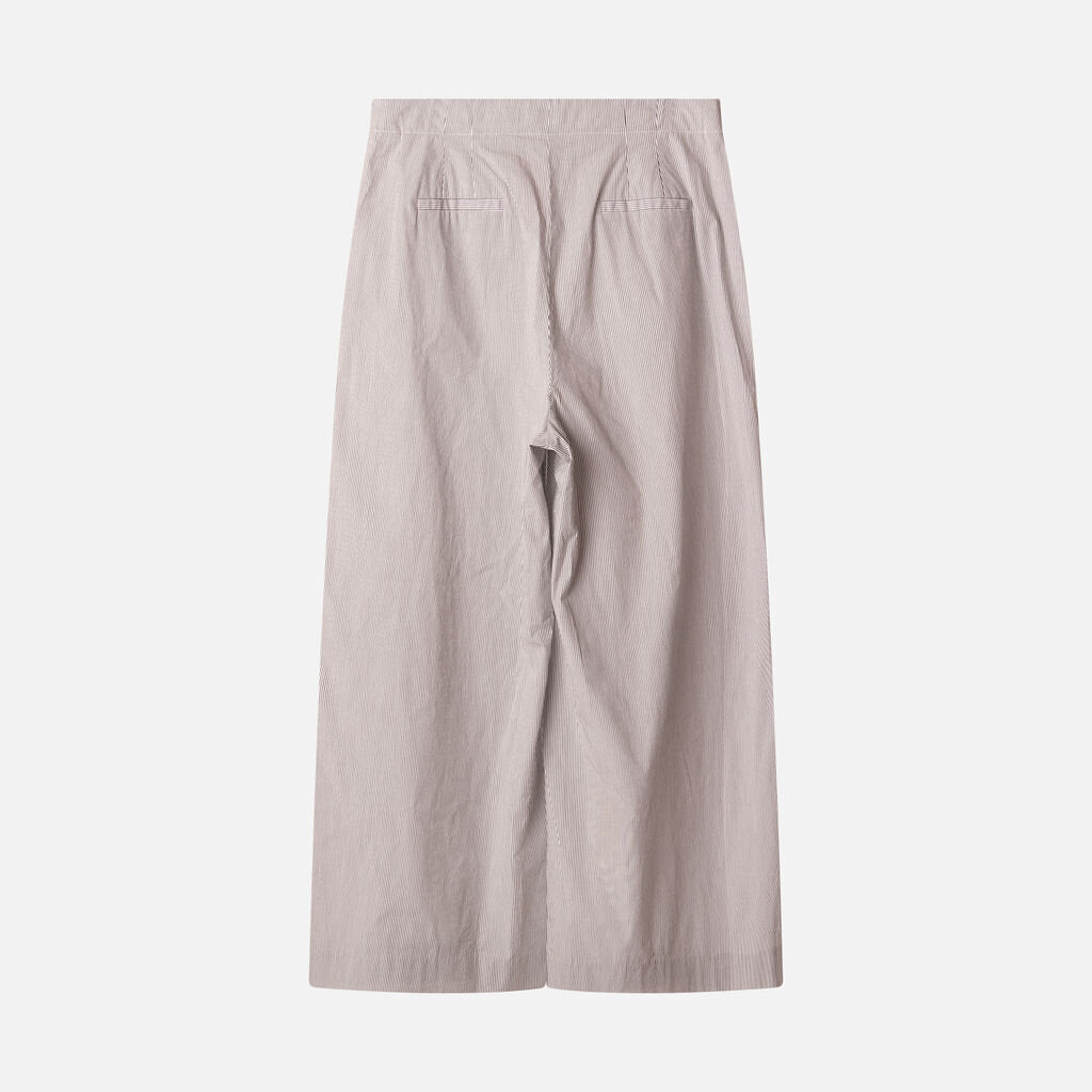 Lafayette 148 B&W Pinstripe Cotton Pant