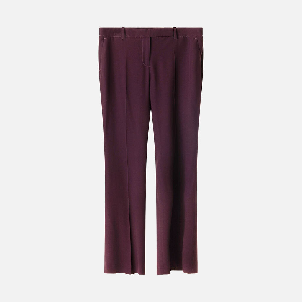 Alexander McQueen Plum Straight Trouser