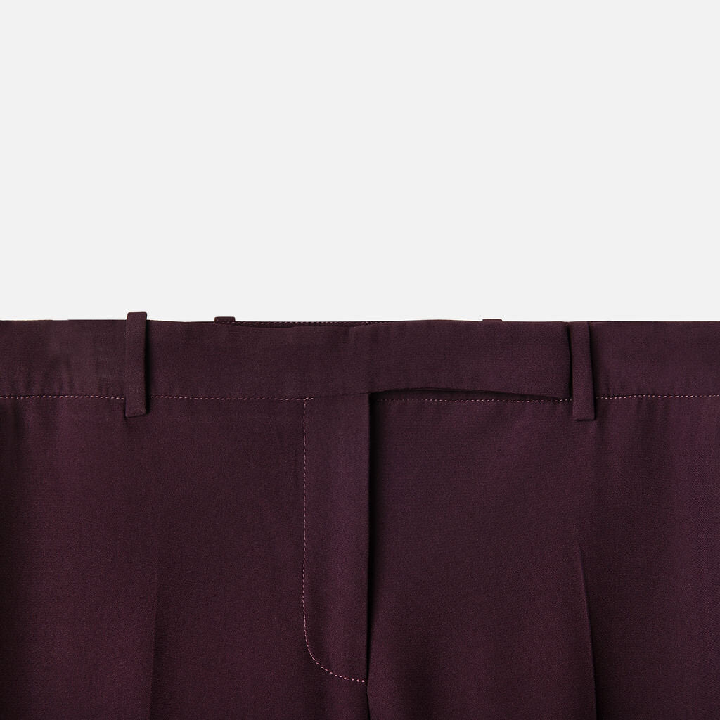 Alexander McQueen Plum Straight Trouser