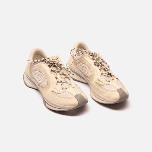 Gucci Cream Platform Sneaker