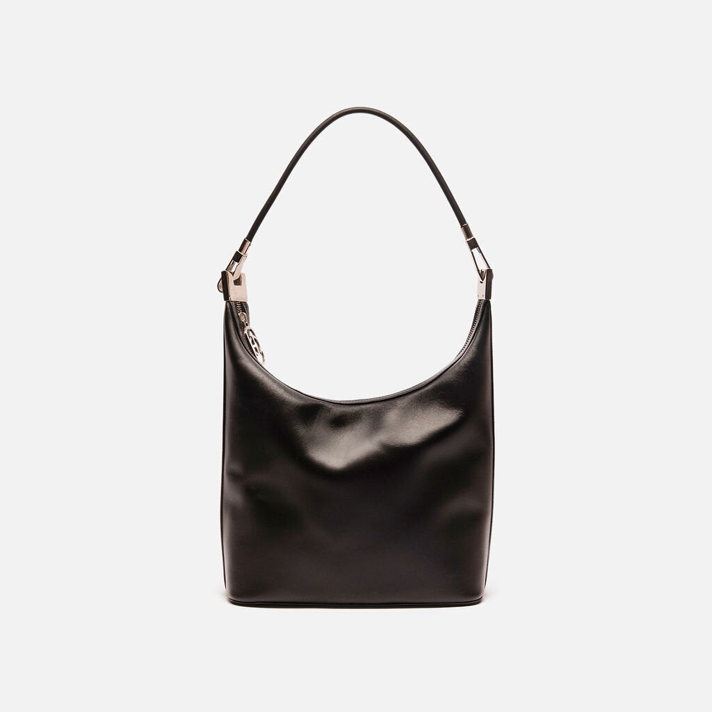 Gucci Black Leather Shoulder Bag
