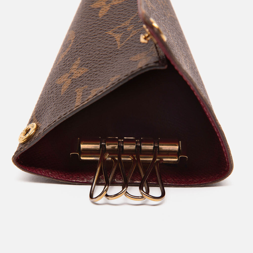Louis Vuitton Brown Monogram Leather Key Holder