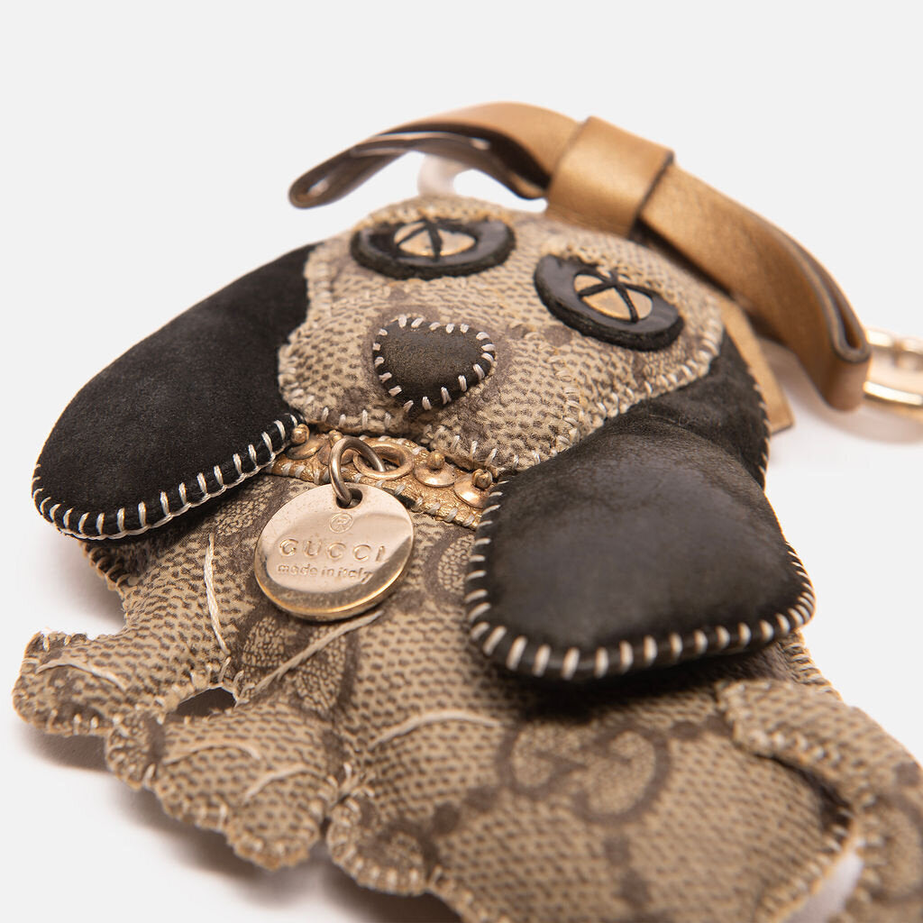 Gucci Monogram Beagle Charm