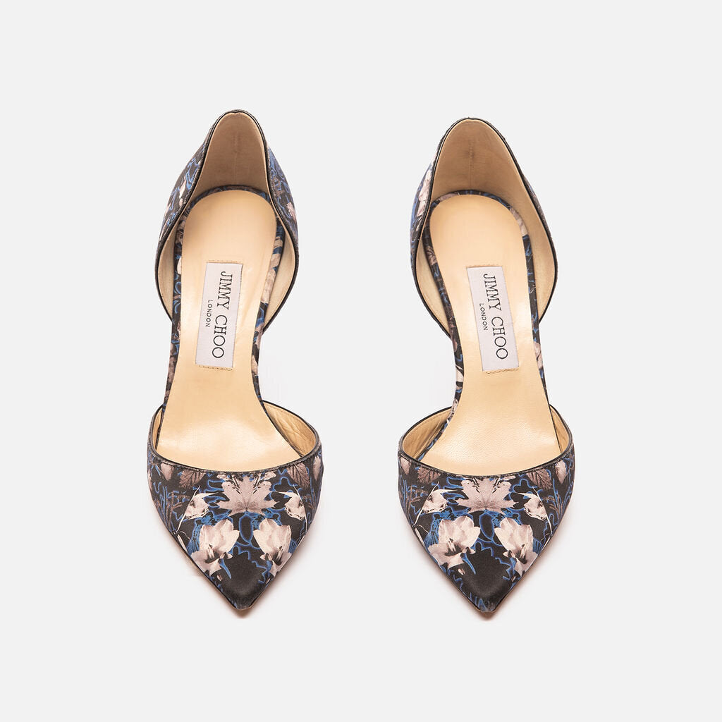 Jimmy Choo Blue Floral Heel