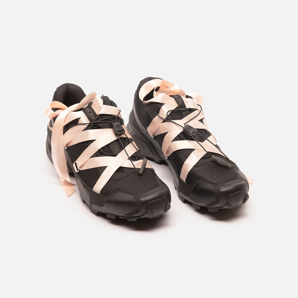 Salomon x Sandy Liang Black Speedcross 3 Ribbon Sneakers