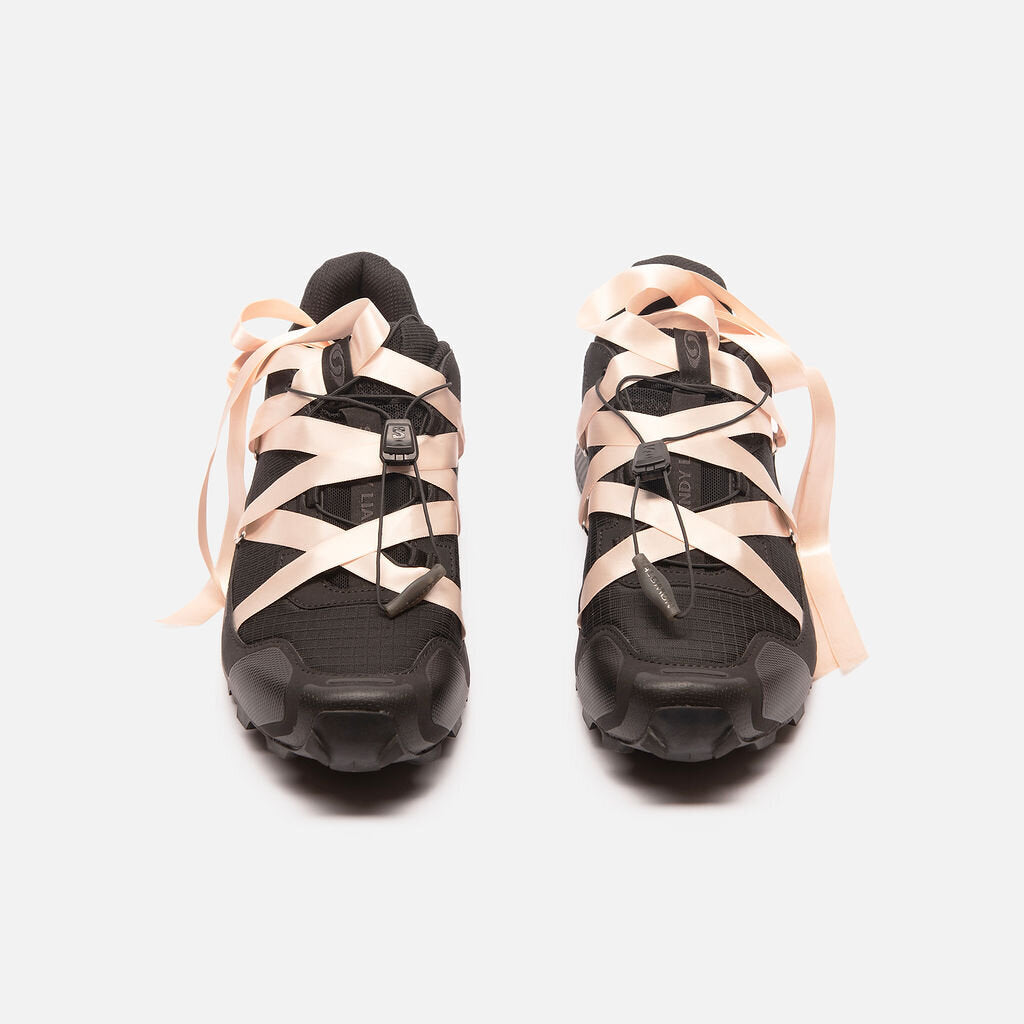 Salomon x Sandy Liang Black Speedcross 3 Ribbon Sneakers