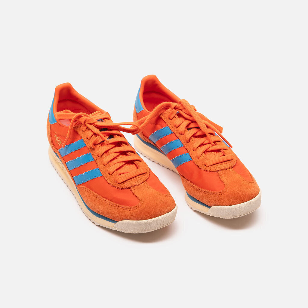 Adidas Orange & Blue Suede SL '72 Sneaker