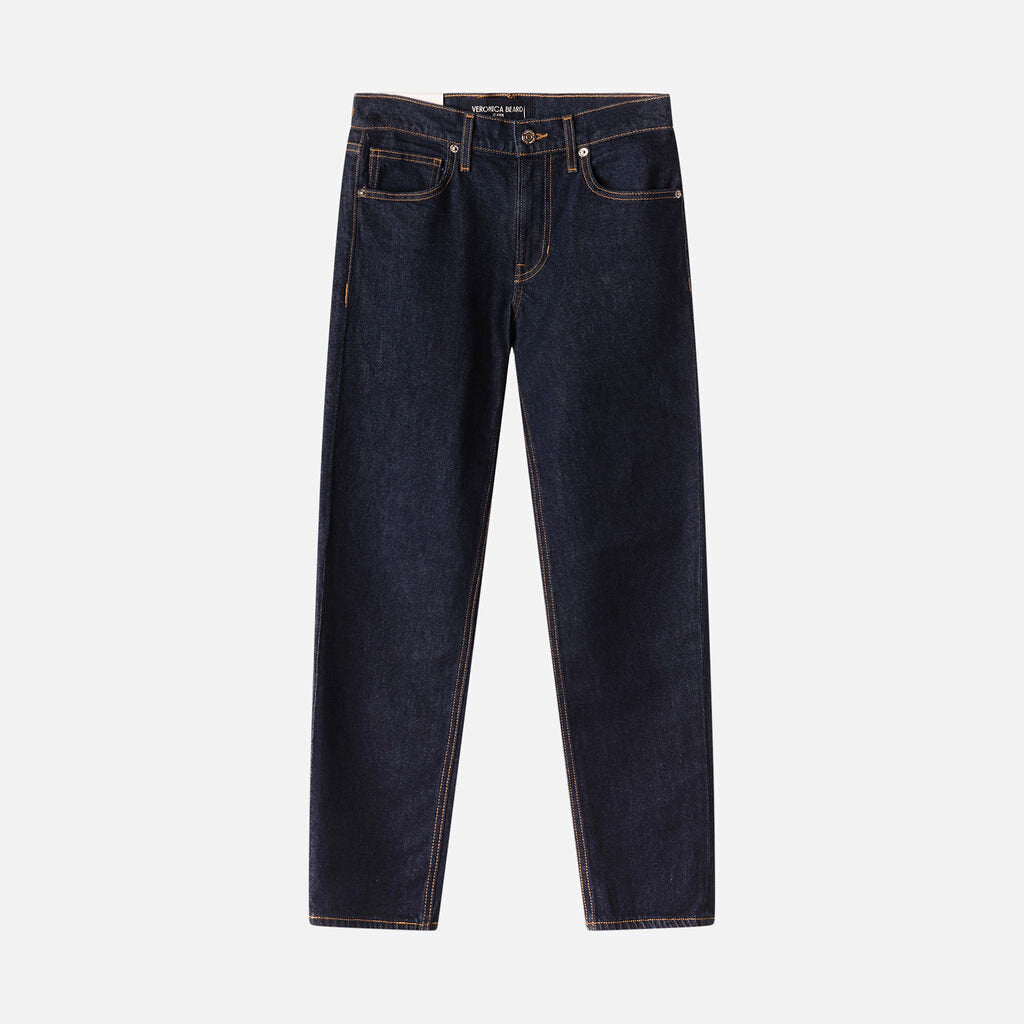 Veronica Beard Indigo Cotton Straight Leg Jeans