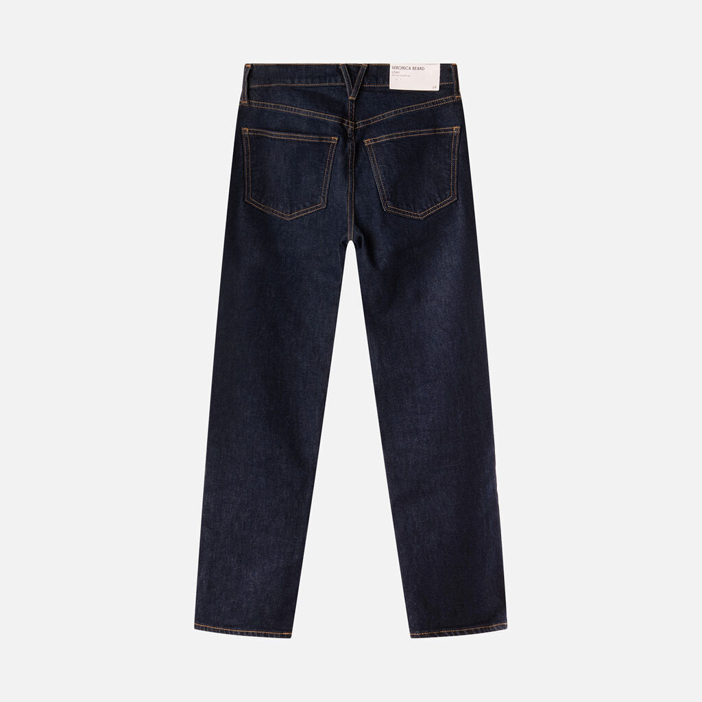 Veronica Beard Indigo Cotton Straight Leg Jeans