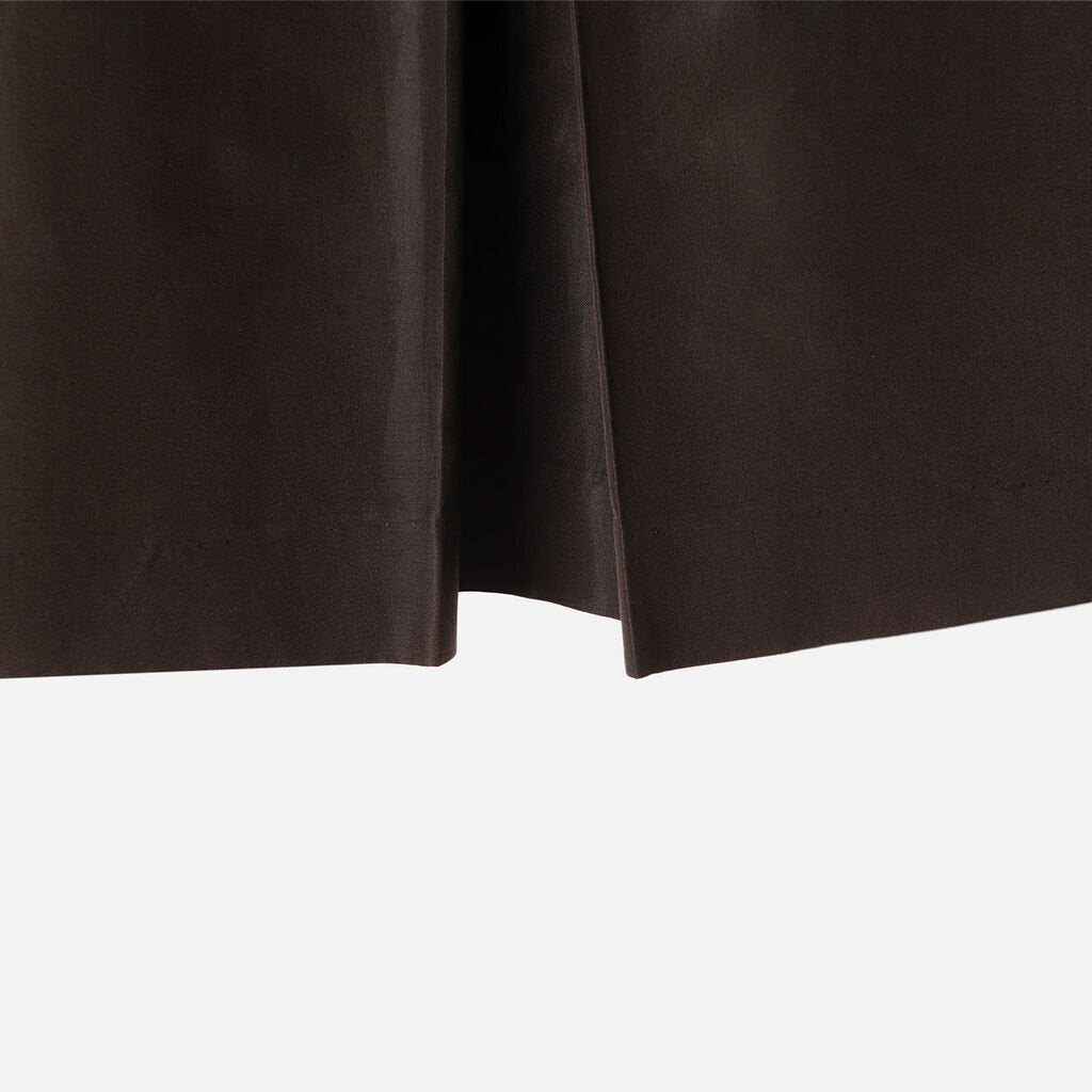Prada Black Nylon, Silk & Poly Skirt (2008)