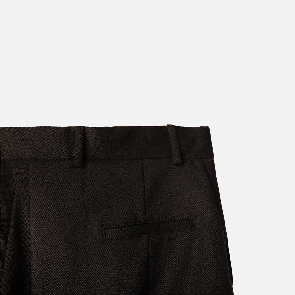 Celine Black Wool Skirt